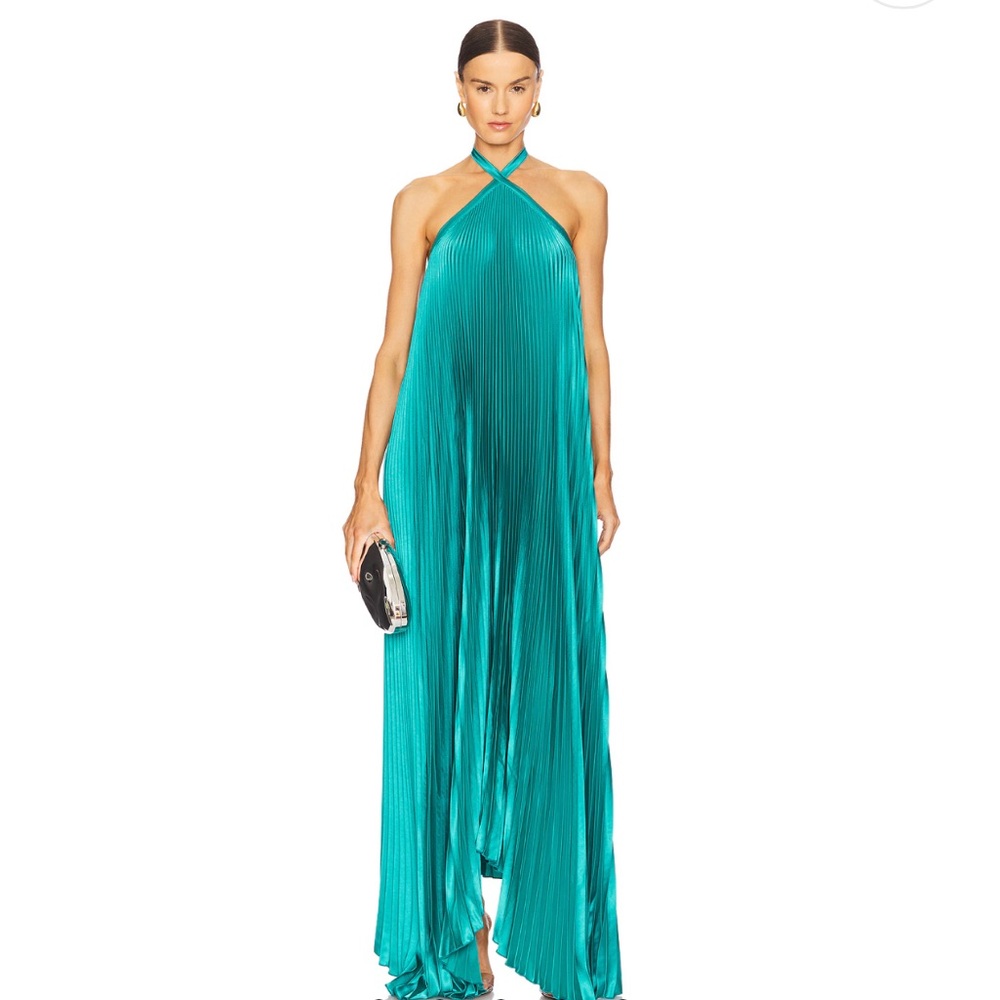 L'IDEE Deesse Gown in Jewel Size 10/M